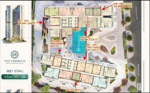 the emerald 68 - gh chuyển nhượng giá tốt - căn 1pn tầng trung view rạch vĩnh bình, hướng đông bắc