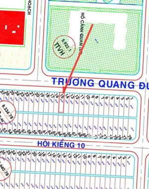 duy nhất lô trương quang được, hoà xuân, giá chỉ hơn 57tr/m2 ngay mặt tiền 102,5m2