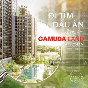 thanh toán chỉ 5% - bán căn 2pn2wc 82m2 - giá gốc hđmb 5.42tỷ - miễn 5năm pql - elysian gamuda land
