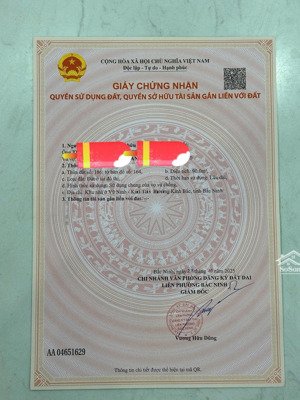 bán đất 90m2, nguyễn đức cảnh, yna, kinh bắc, bắc ninh giá 7,8 tỷ, không lỗi gì làn 2 hồ ngọc lân