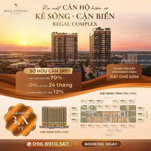booking ngay căn hộ mira - regal complex nhận ngay voucher 100 triệu