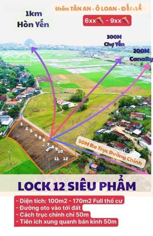 siêu phẩm lock 12 lô full thổ cư tại tân an, an hoà hải, tuy an, phú yên ( ô loan, đắk lắk)