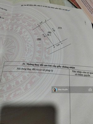 bán đất tặng nhà cấp 4 mặt ngõ vạn phúc gần bưu điện hà đông oto qua , ngõ thông 40m2 giá hơn 8 tỷ