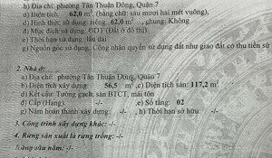 hẻm xe hơi 63 m² chỉ 6.3 tỷ sát mặt tiền đường huỳnh tấn phát, không quy hoạch, 2 tầng hoàn công
