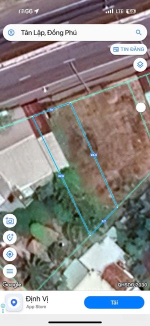 bán đất mặt tiền đường đt 741, xã tân lập, huyện đồng phú nay là xã đồng phú, tỉnh đồng nai