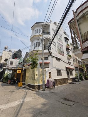 nhà 5 tầng 2 mặt hẻm xe hơi 6m, vị trí đẹp ngay khu bàu cát 8, 5 pn & nhà trống giao ngay