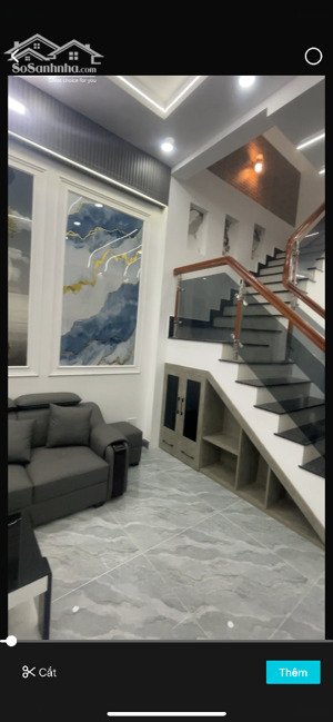 nhà 2 tầng đẹp lung linh 62m2 gần hiệp thành city dt 4,1x15m hẻm ô tô