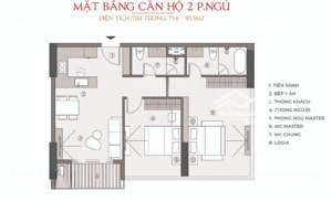 cực hiếm căn 2pn+ view đẹp toà alumi 3 premium, cơ hội duy nhất đến ngày 31/1, giá chỉ 70tr/m2