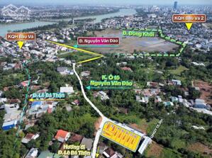 Đất nền kiệt ô tô gần bàu vá,cạnh đường quy hoạch 13,5m, giá 1 tỷ 6xx