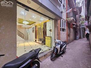 Bán nhà Trương Định, đầu chợ Mơ 27m2 Mt 3,2m xây 4 tầng, kinh doanh, gần phố, chỉ 7,1 tỷ