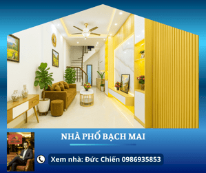 Nhà phố Bạch Mai, 25m², 4 tầng, 2 ngủ khép kín, full nội thất mới, đẹp