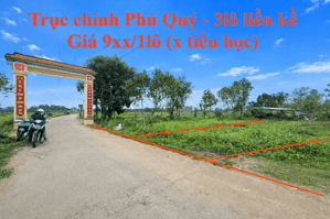  3 LÔ LIỀN KỀ TRỤC CHÍNH PHÚ QUÝ – CÁCH LỘ CHỈ 500M GIÁ ĐẦU TƯ TRƯỚC TẾT CHỈ 9XX/ LÔ 