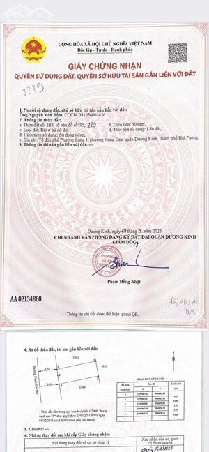 Bán đất Hưng Đạo - Dương Kinh - Hải Phòng