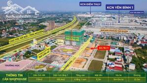 Duy nhất 1 căn Shophouse đối diện sảnh chính tòa chung cư Yên Bình Thái Nguyên