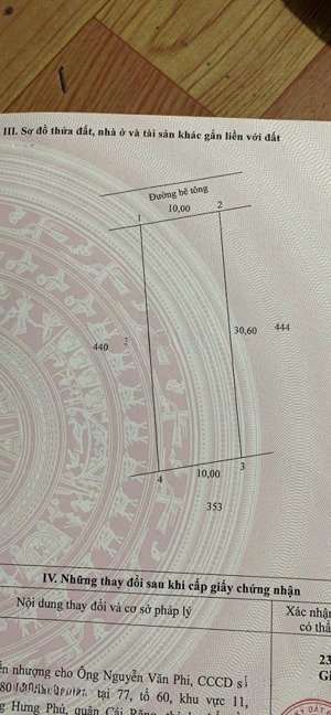 cần bán 300m2 đất thổ ngang 10m cách kcn bình minh 600m, tx bình minh 2km, lộ 2 chiều 50m giá 1,4tỷ