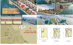 biệt thự villa sonata - mặt tiền sông hàn, trần hưng đạo - bến du thuyền trước - pháo hoa trên đầu