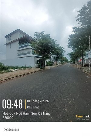 bán lô đất 148m đường đạm phương hòa quý, ngũ hành sơn, đà nẵng. ngang 8m