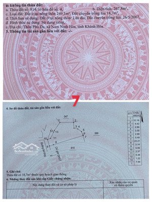 bán đất tại đường 2/4, xã ninh hưng, ninh hòa, khánh hòa, 480 triệu, 267 m2