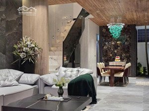 bán nhà phố hồng tiến , dt 100m2 * m tiền 5m * thiết kế sân vườn siêu đẹp , ngõ thông xe 16 chỗ