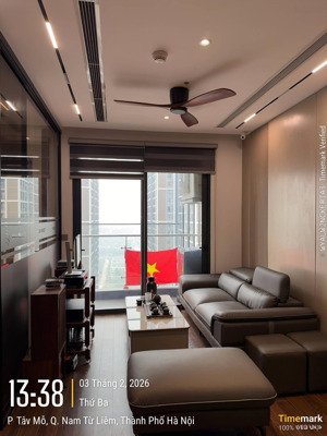 cho thuê tòa b masteri west heights, 52m2, full đồ ở ngay