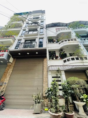 bán toà văn phòng 7 tầng thang máy thông sàn phân lô vỉa hè, 69m2 mt: 5.1m, giá thương lượng