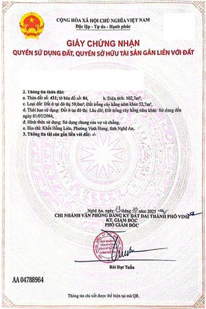 bán đất tại mặt đường hoàng hanh, xã nghi liên, tp vinh, nghệ an