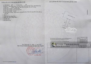 bán đất vĩnh trung nha trang diện tích: 79m2 đường ô tô 5m, xe vào tận nơi