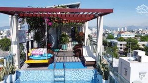 bán toà căn hộ dịch vụ 7 tầngx145m2 có hồ bơi mặt tiền đường núi thành , hải châu