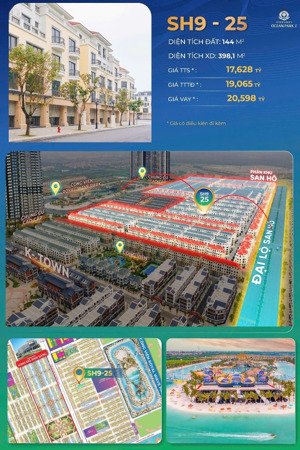 rẻ nhất dự án chỉ 122tr/m2 sh9-25 shophouse k-town, hàng hiếm giá tốt - kề cận k-town