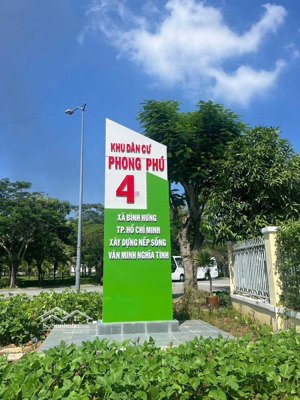 bán gấp đất nền dự án 100m2 giá ưu đãi tại việt phú garden, bình chánh, hcm