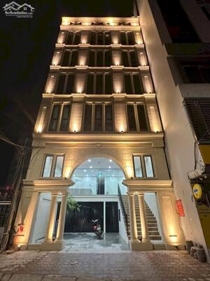 BÁN TÒA NHÀ PHỐ HOÀNG HOA THÁM. BA ĐÌNH. 300M3 - 8 TẦNG. MT 8.3M. THANG MÁY.