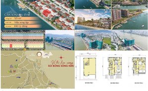 biệt thự villa sonata - mặt tiền sông hàn, trần hưng đạo - bến du thuyền trước - pháo hoa trên đầu