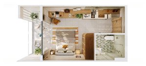 bán căn hộ sanhome dự án libera nha trang , 28 m2, giá cực chất, tòa s1