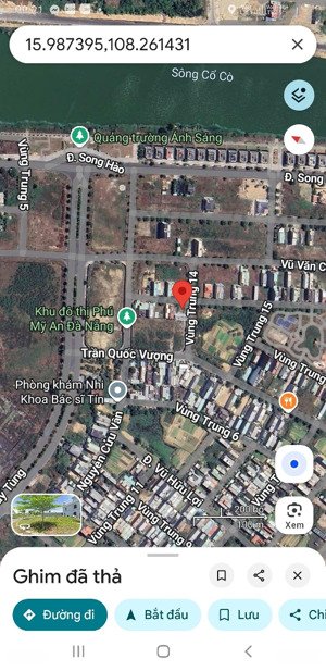 đất lô gốc 2 mặt tiền phú mỹ an , diện tích 124m giá 8.8 tỷ