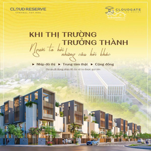 bán bt cloud reserve central tuy hòa, 46 triệu/m2, 480m2, hàng hot
