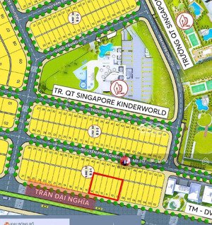 bán đất mặt tiền trần đại nghĩa vị trí kinh doanh, dt: 187,5m2