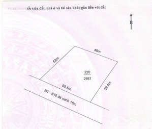 bán gấp đất nền tại bình đức, 35 tỷ vnd, 2661 m2, mặt tiền 59.5m, pháp lý đầy đủ