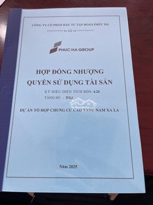 2,43 tỷ chung cư nam xa la 2 phòng ngủ 56m2
