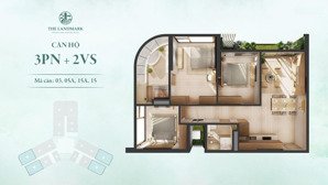 chính chủ gửi bán căn 3 p ngủ, 2 vệ sinh diện tích 86m2 tòa landmark khu đô thị ecopark hưng yên