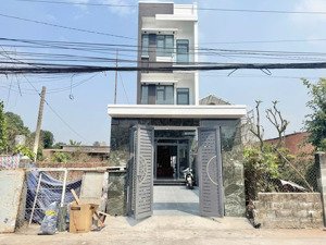 nhà mới hoàn thiện 1 trệt 2 lầu mt đường thông phường đông hòa, dĩ an; shr hoàn công giá 7.3 tỷ