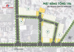 nền diện tích nhỏ vừa đủ dùng 62m2 đường lớn 20m tại kdc nam gia, đối diện biệt thự rất đẹp