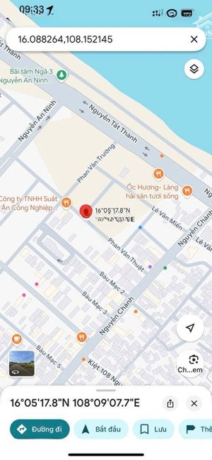 mặt tiền phan văn thuật ngang 7.5m hướng đông bắc hướng biển