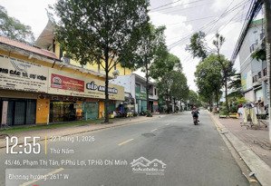 bán đất mặt tiền phạm thị tân - phú lợi - diện tích ngang 16,5m x dài 14m - 120m2 thổ cư