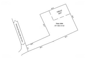 bán lô đất nhánh dx05 phú mỹ thủ dầu một bình dương. 922m2 thổ cư 180m2. xây trọ, nhà vườn quá đẹp