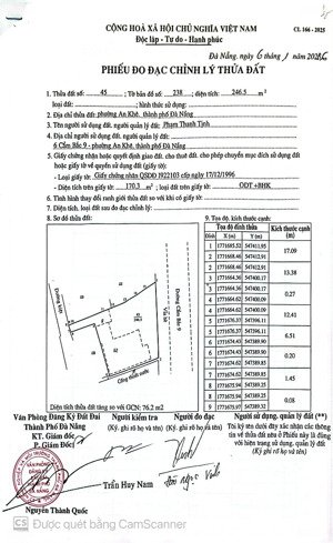 sập hầm hạ thêm 1 tỷ bán gấp trước tết. lô đất ngang 17m cẩm bắc 9. rất tốt đầu tư. lh 