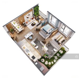 hàng hiếm! chính chủ bán căn hộ 83m2 view nội khu the wisteria - chỉ 6,5 tỷ bao sổ đã có đồ