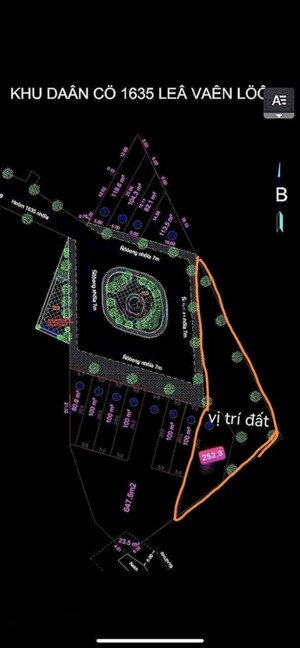 bán khu đất vip 807m2 có 252.3m2 thổ - 15 tỷ