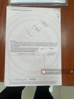 bán đất làn 2 ql6 đông phương yên - xã phú nghĩa, chương mỹ-hn