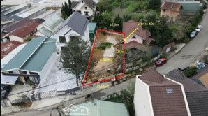 lô đất ngay trung tâm tp đà lạt 404m2 - đường tô hiệu - 16tỷ5 - thích hợp xây biệt thự, khách sạn