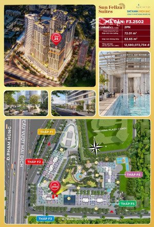 bán căn hộ sun feliza suites cầu giấy - vị trí vàng, số lượng cực ít, sống sang giữa lõi trung tâm